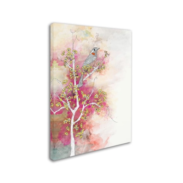 The Tangled Peacock 'Summer Blossom' Canvas Art,14x19